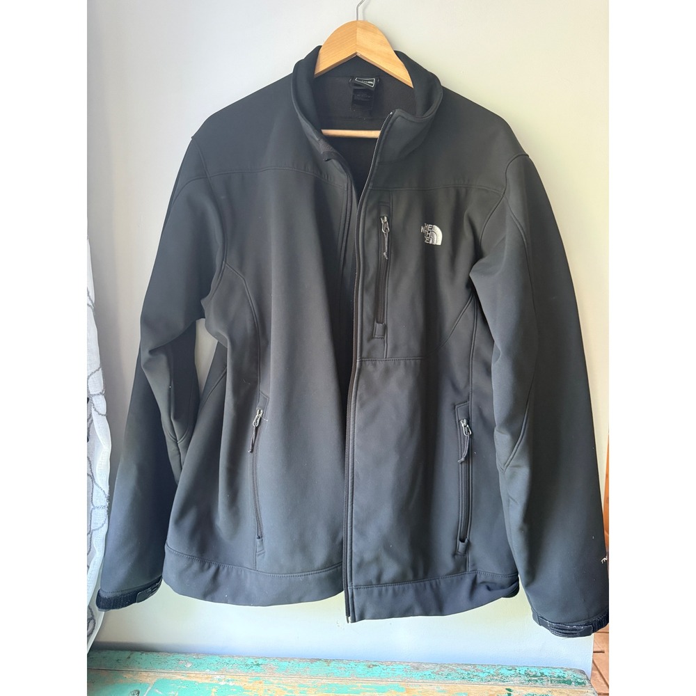 The North Face Mens Apex Bionic Softshell Jacket Black Windproof XL black
